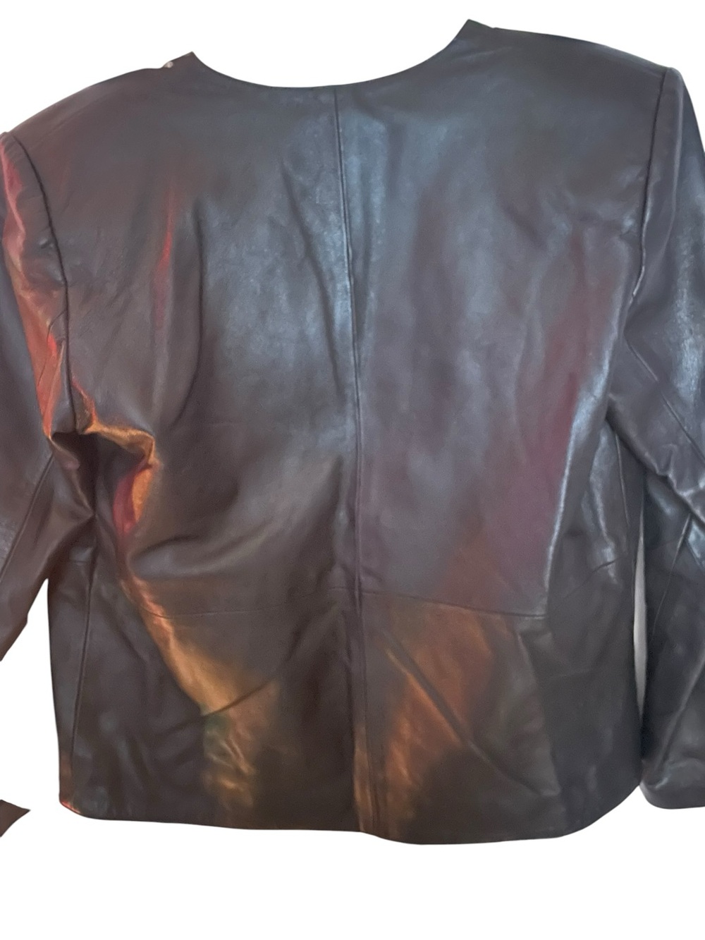 Venee New York Vintage Studded Leather Jacket - Size Medium - Moto Chic - Picture 6 of 11